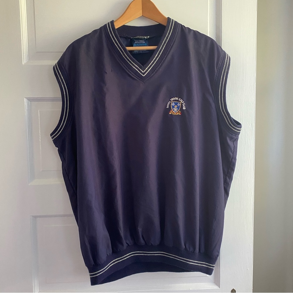 Mens Golf Windshirt Vest